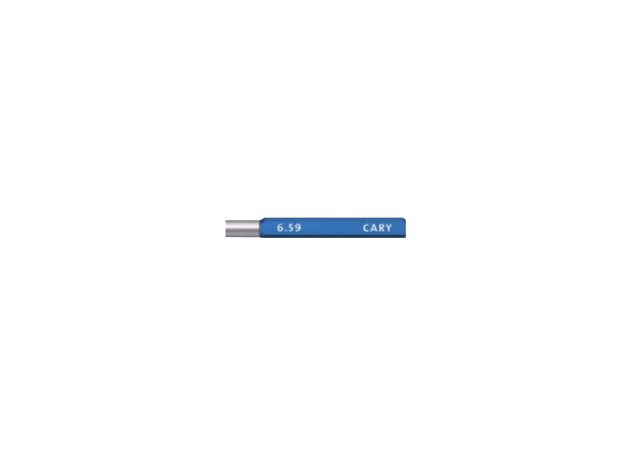 CARY plug gauges blue - Standard, steel
