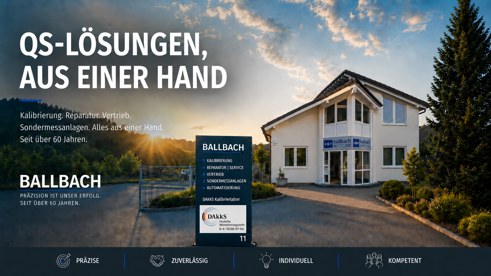 Ballbach Messzeuge Gebäude und QS-Lösungen