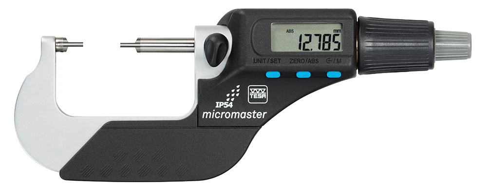 TESA MICROMASTER mit kleinen Messflächen